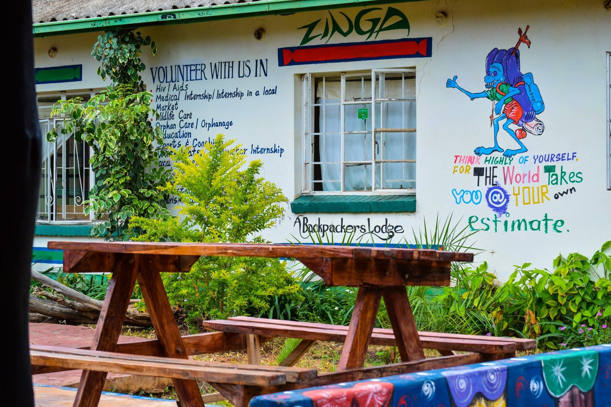 Zinga Backpackers Hotel Livingstone Ngoại thất bức ảnh
